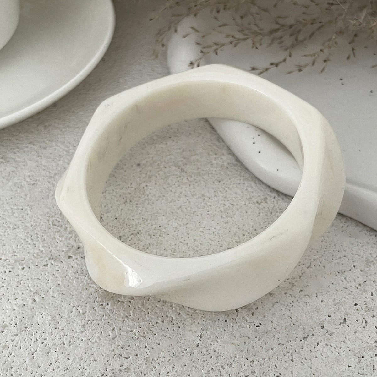 Seashell Bangle Bracelet Set