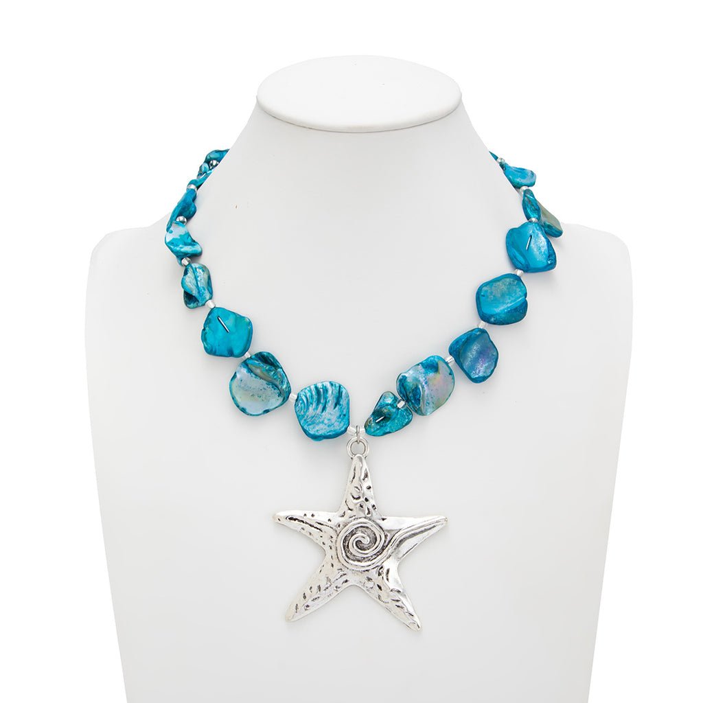 Starfish Pendant Shell Necklace