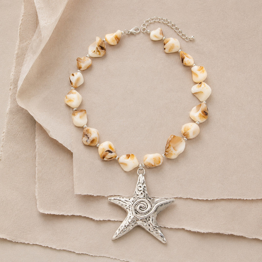 Starfish Pendant Shell Necklace