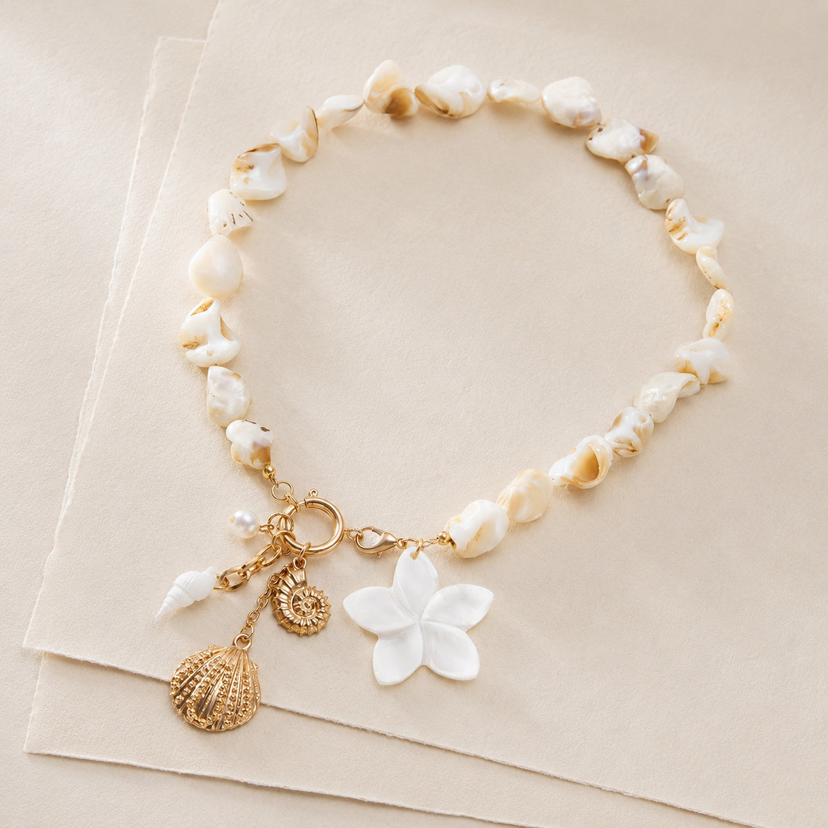 Coastal Charm Pendant Necklace