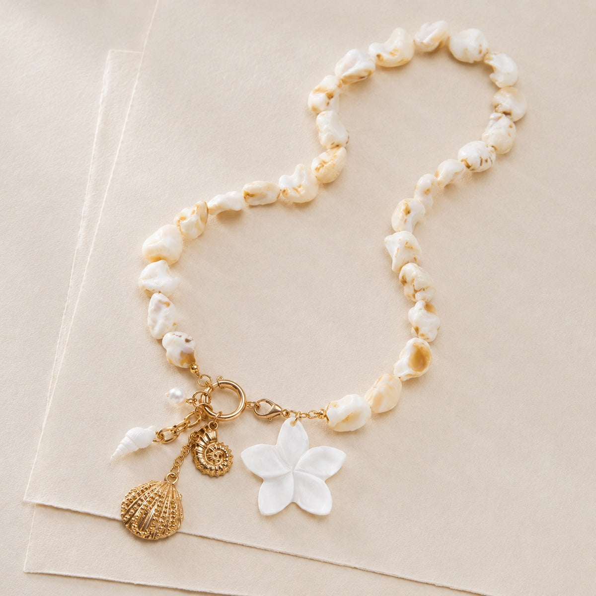 Coastal Charm Pendant Necklace