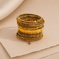 Layered Bead Bracelet Stack