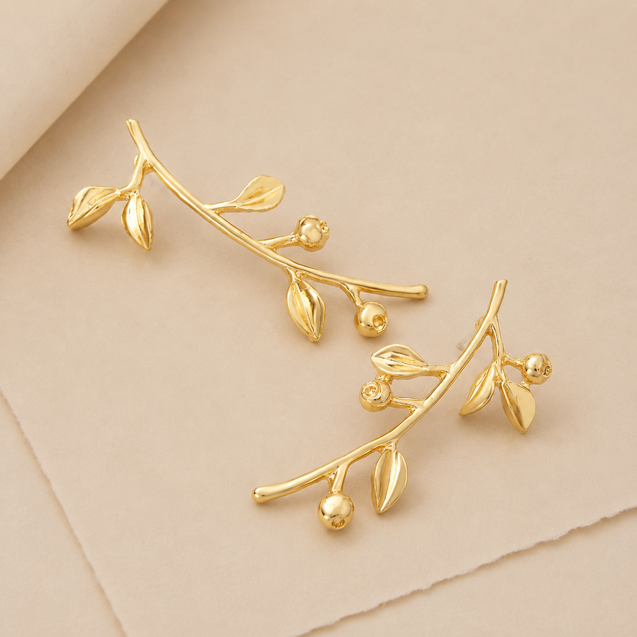 Botanical Vine Drop Earrings