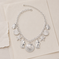Seashell & Starfish Charm Necklace
