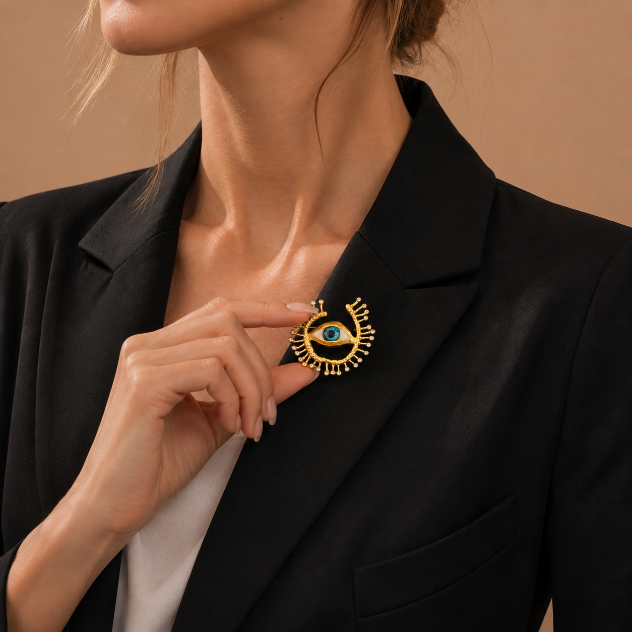 Mystic Gaze Statement Brooch