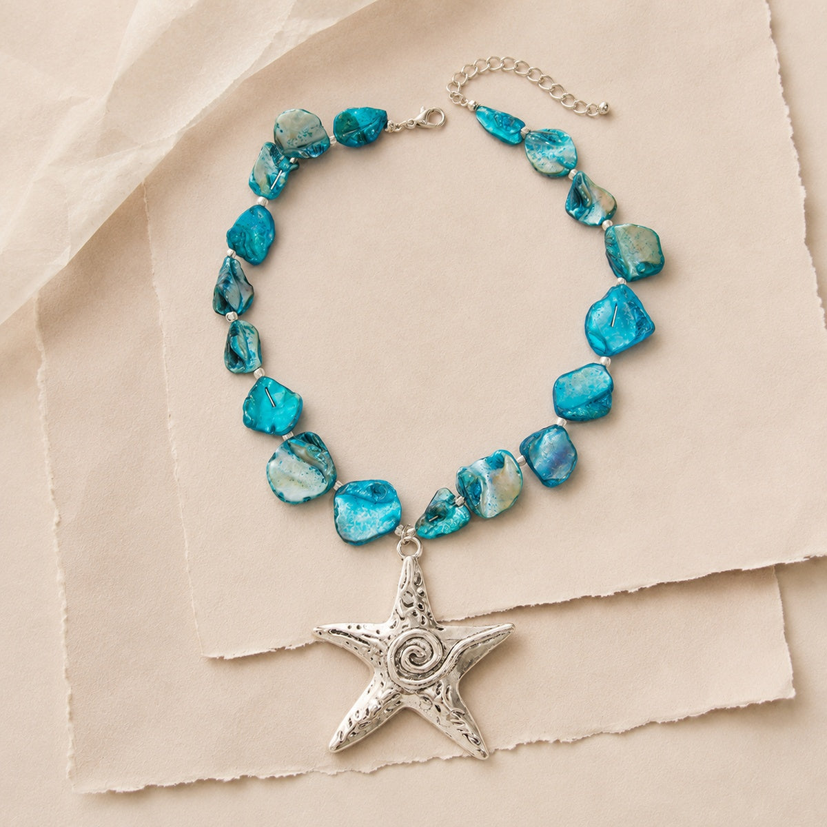Starfish Pendant Shell Necklace