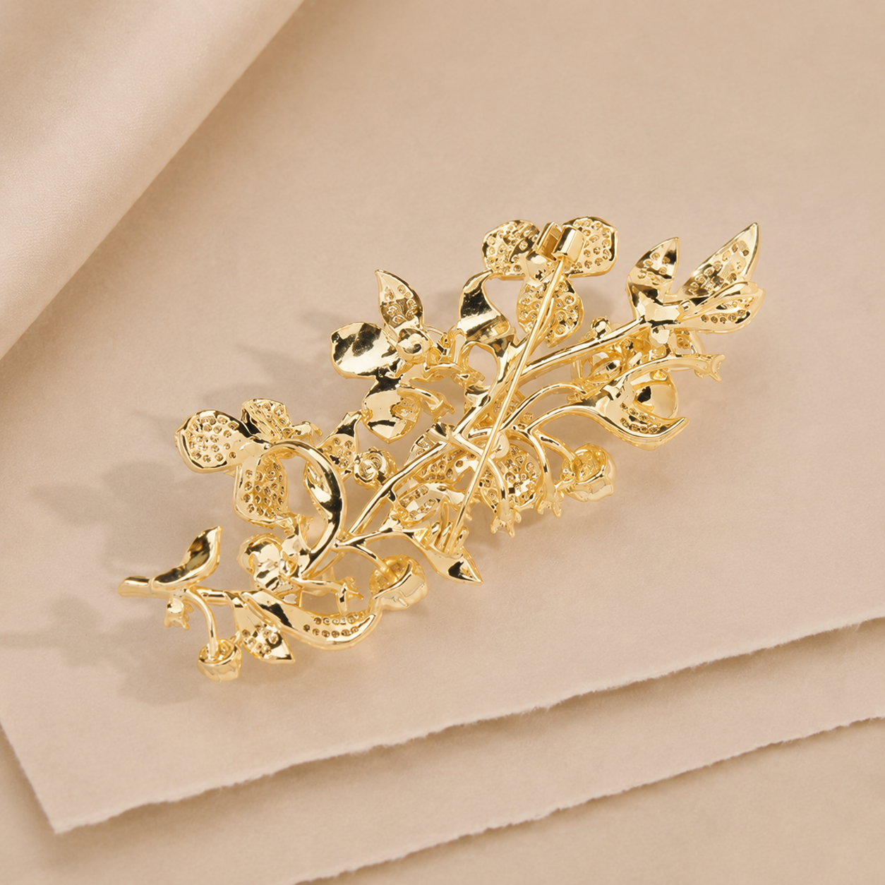 Floral Bouquet Statement Brooch