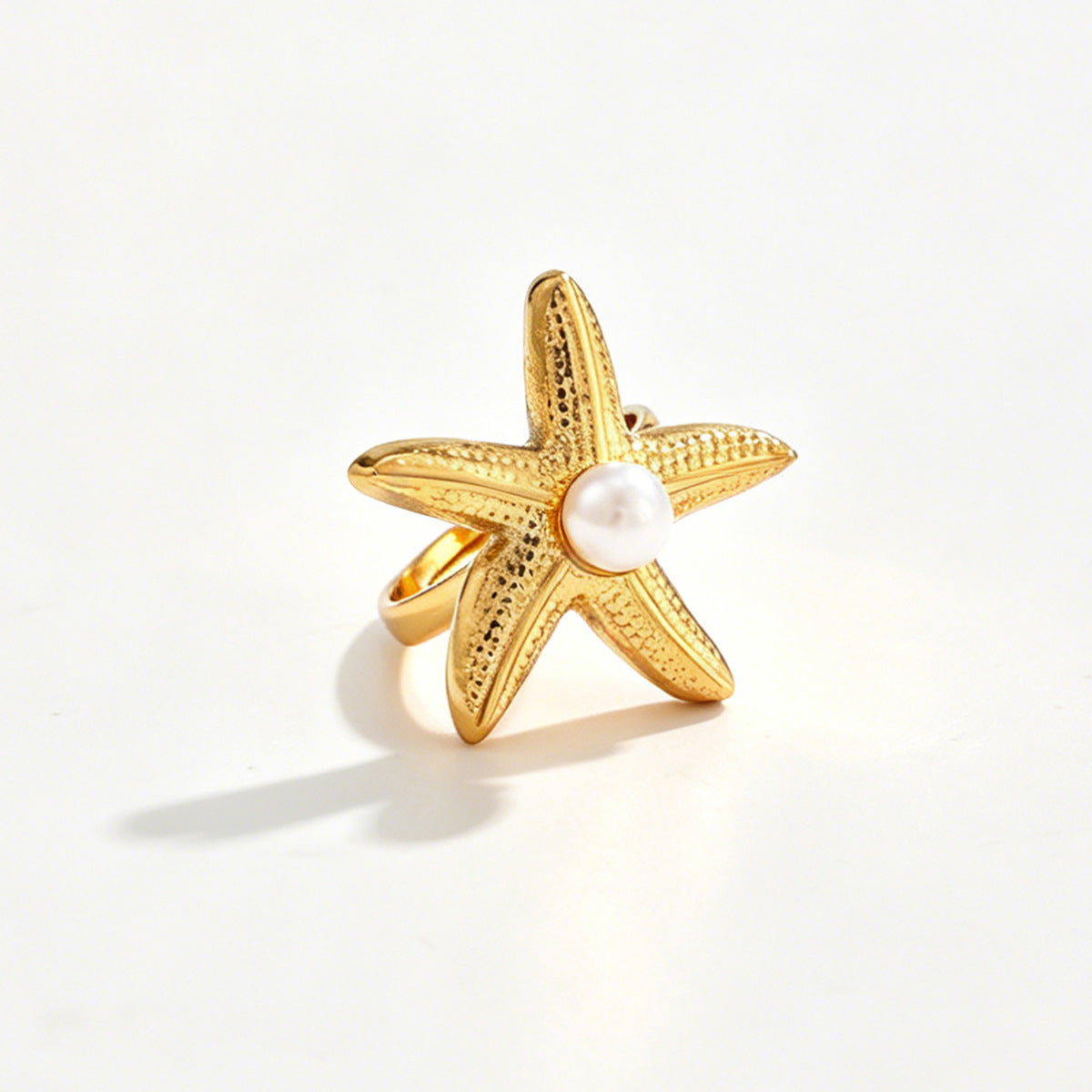 Ocean Charm Statement Ring Set