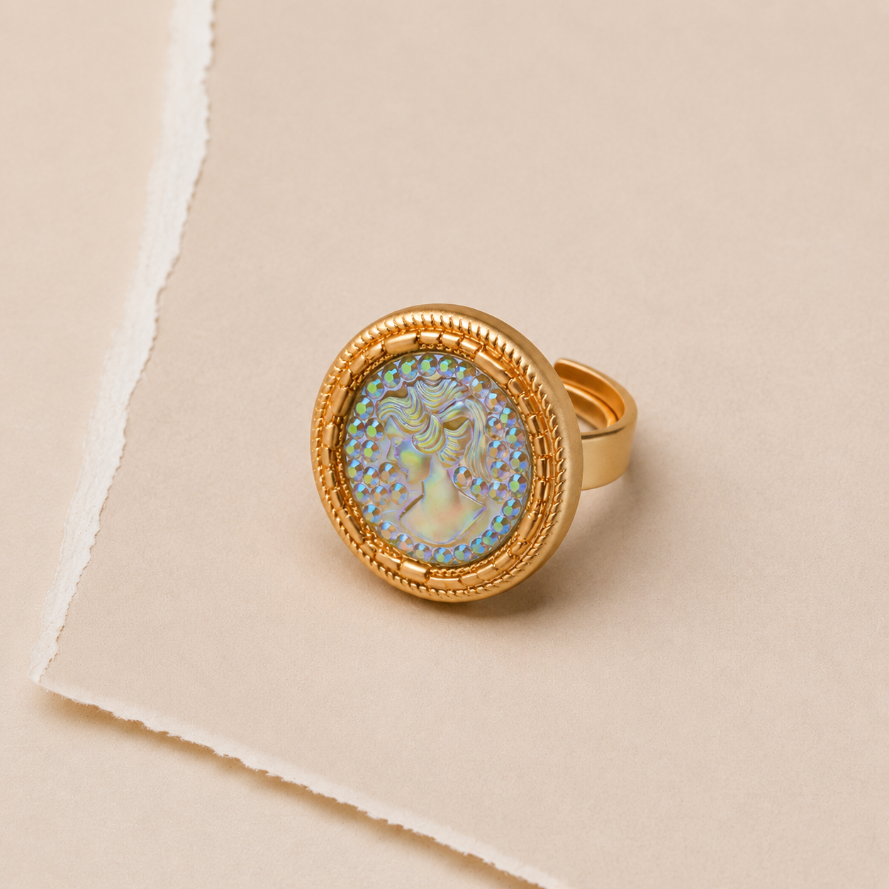 Mermaid Relief Statement Ring