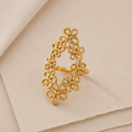 Floral Chain Ring