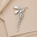 Elegant Blossom Cascade Brooch