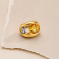 Multi-Stone Sculptural Ring
