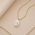 Layered Stone Pendant Necklace