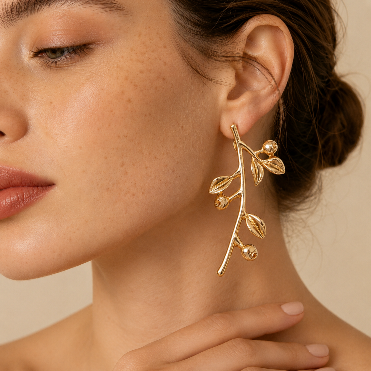 Botanical Vine Drop Earrings