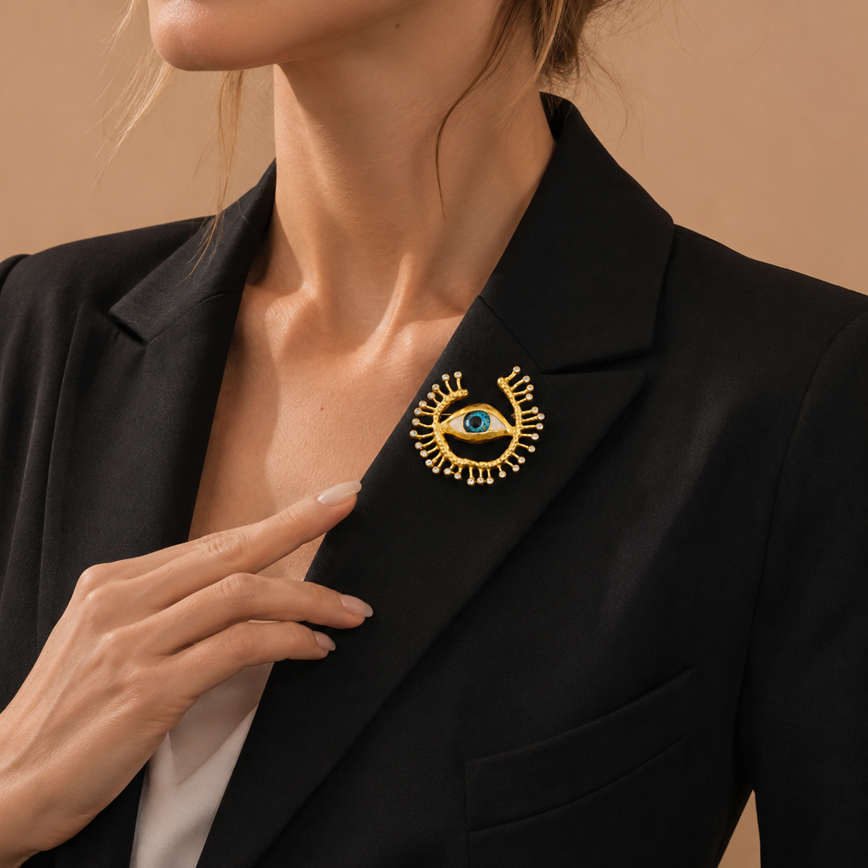 Mystic Gaze Statement Brooch