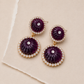 Pumpkin Halo Drop Earrings