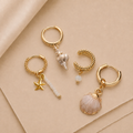 Coastal Charm Hoop Earring Set