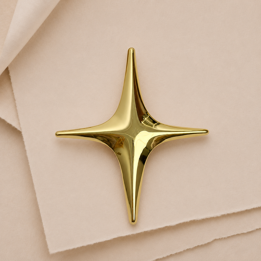 Celestial Star Statement Brooch