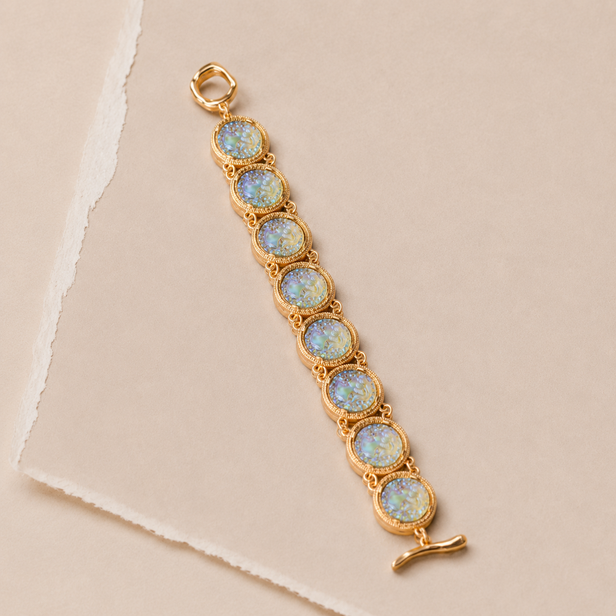 Mermaid Relief Link Bracelet