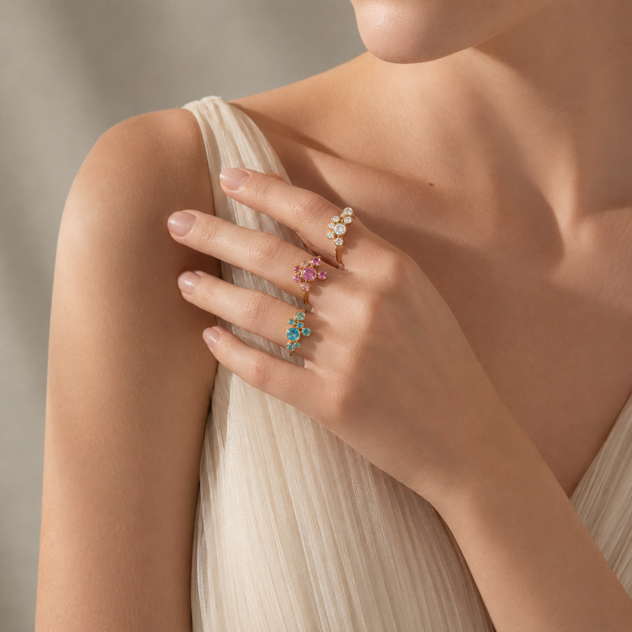 Bubble Sparkle Ring