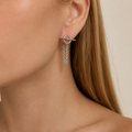 Toggle Chain Drop Earrings