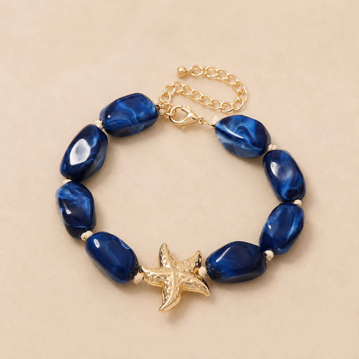 Starfish Beaded Bracelet