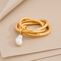 Layered Tube Bead Bracelet