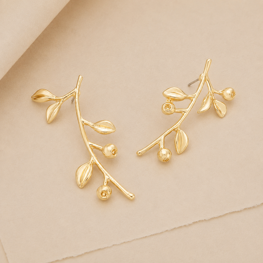 Botanical Vine Drop Earrings