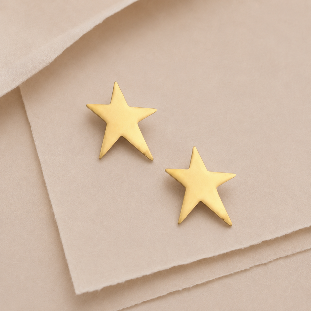 Star Statement Drop Earrings