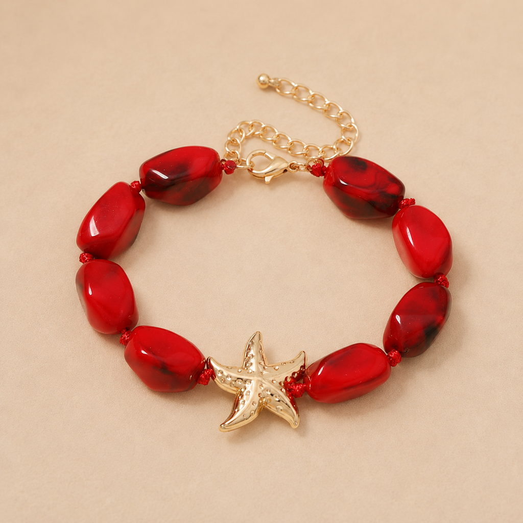 Starfish Beaded Bracelet
