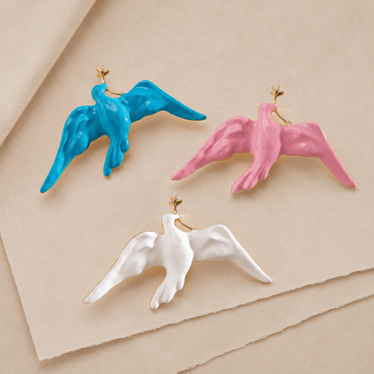 Soaring Swallow Statement Brooch