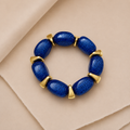 Chunky Glitter Bead Stretch Bracelet