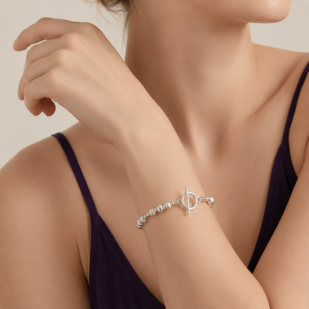 Toggle Bead Bracelet