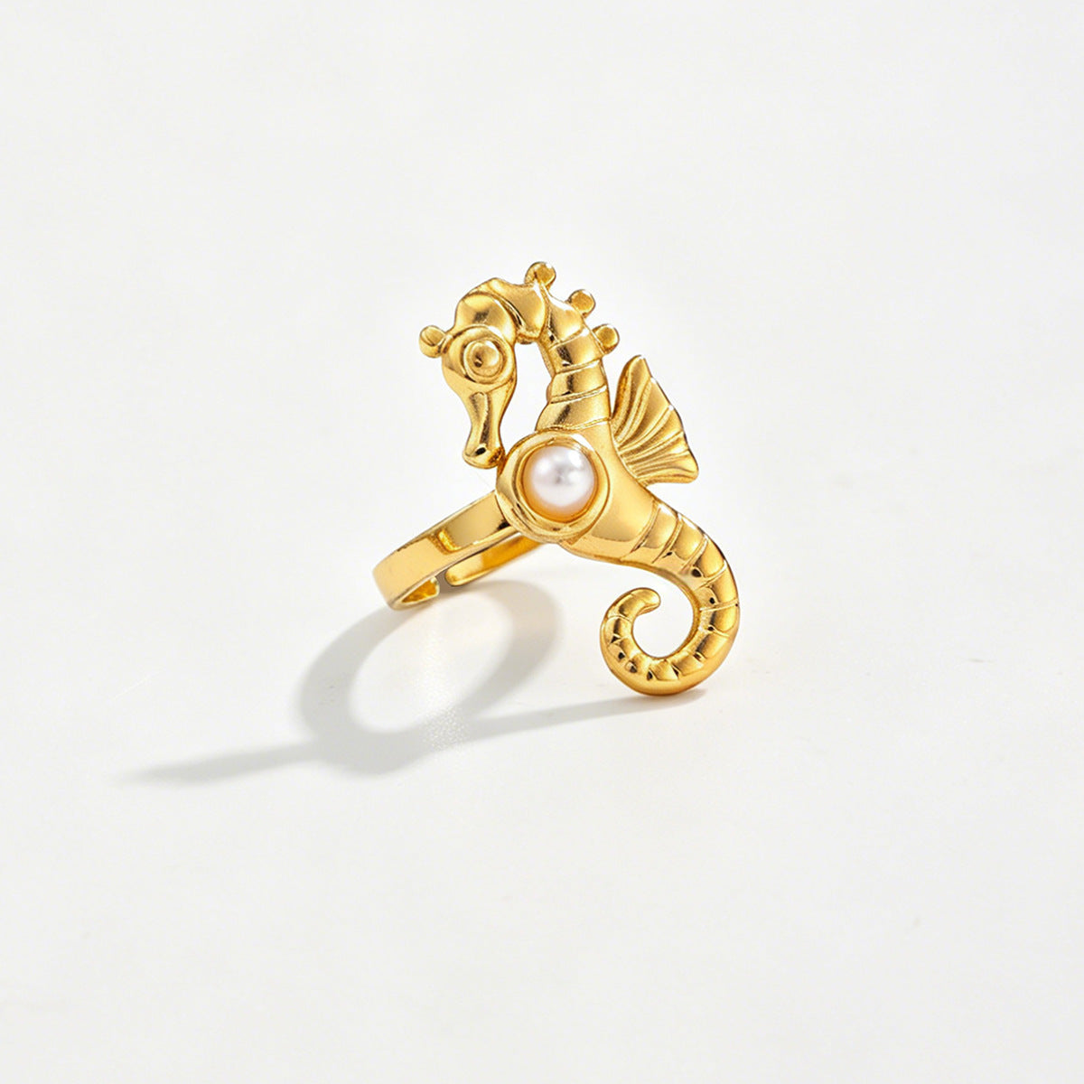 Ocean Charm Statement Ring Set