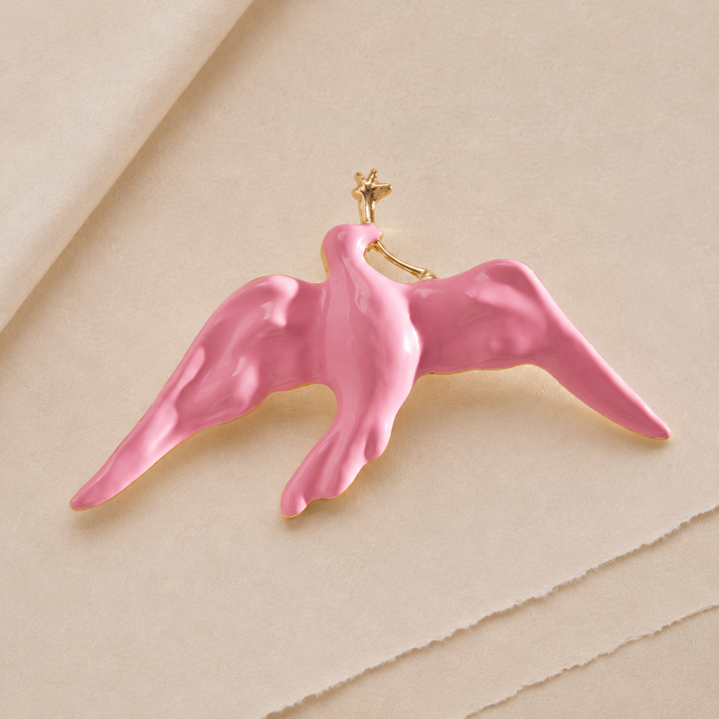 Soaring Swallow Statement Brooch