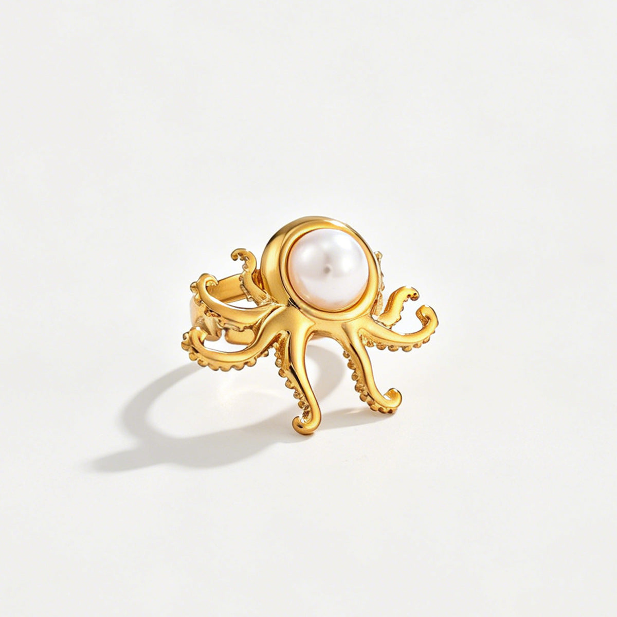 Ocean Charm Statement Ring Set