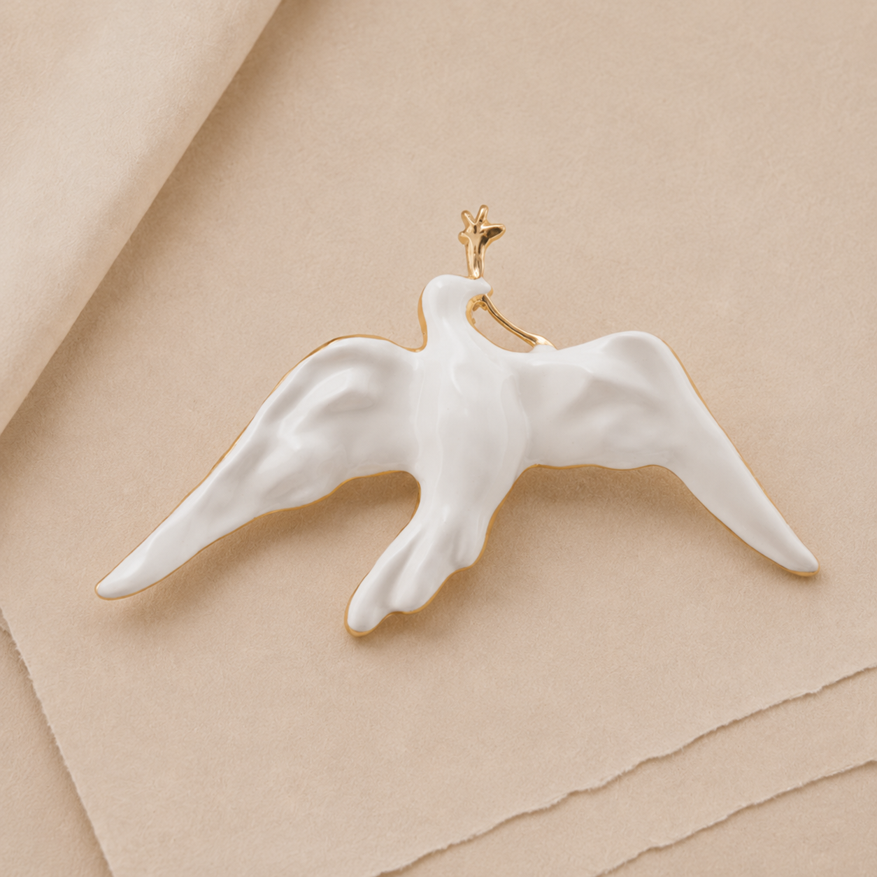 Soaring Swallow Statement Brooch