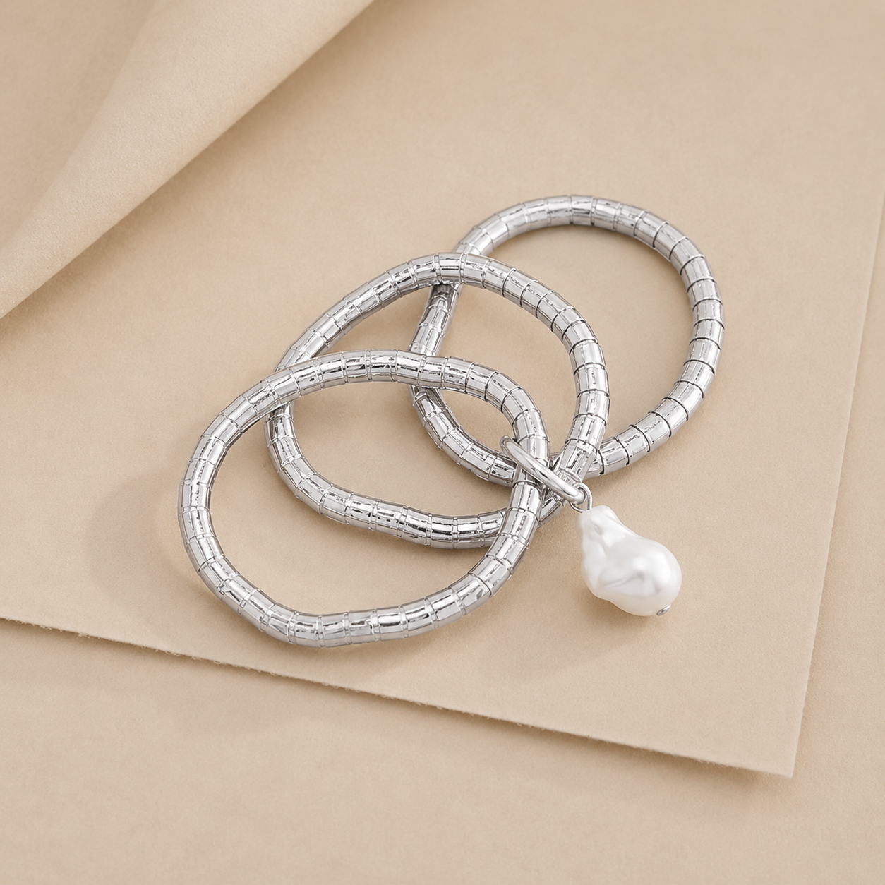 Layered Tube Bead Bracelet