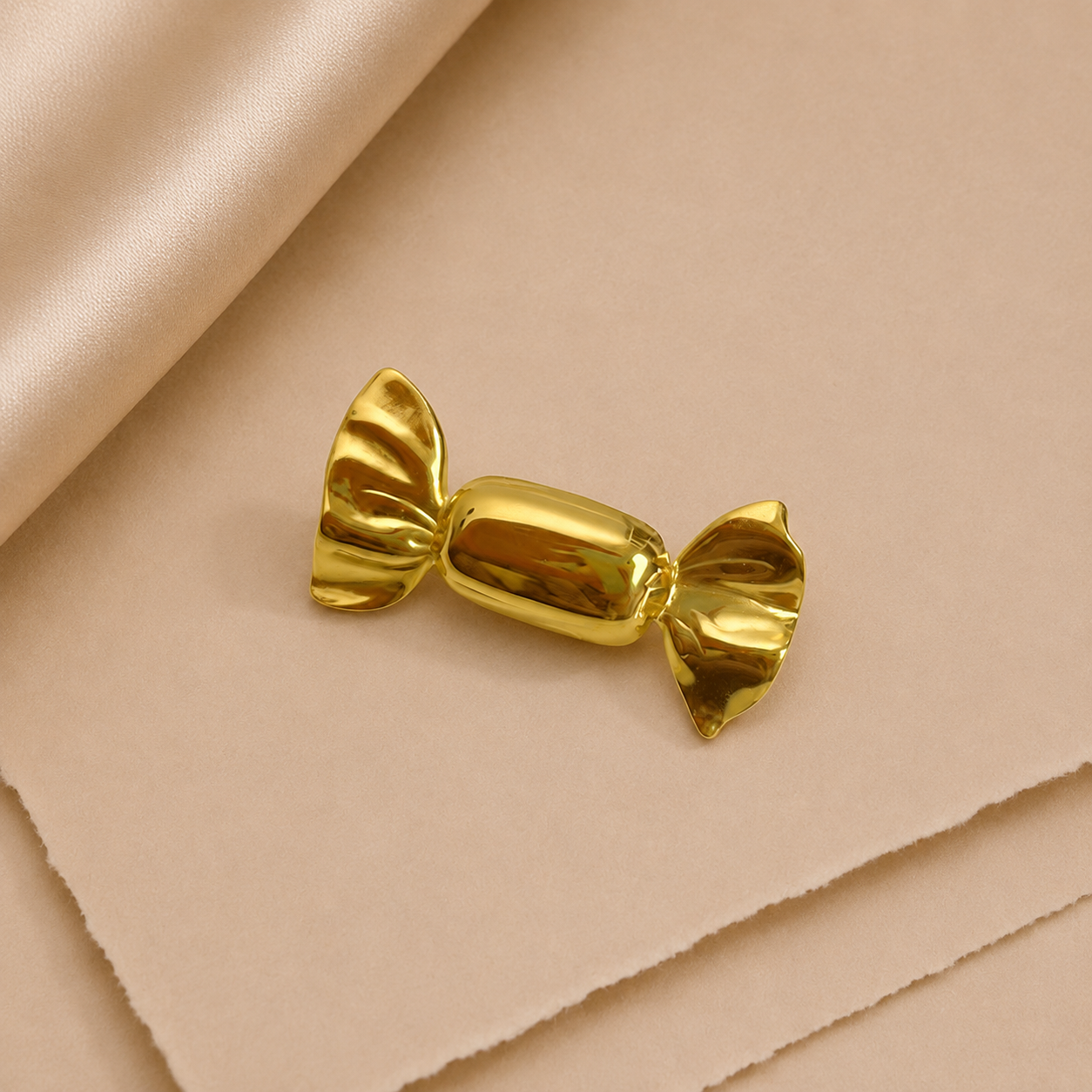 Wrapped Candy Statement Brooch